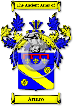 Arturo Family Crest Download (JPG) Legacy Series - 600 DPI