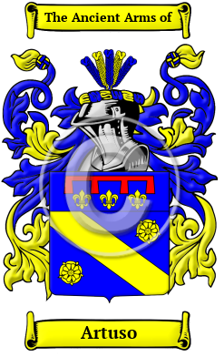 Artuso Family Crest/Coat of Arms