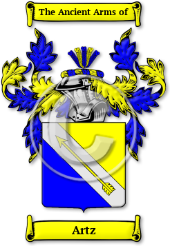Artz Family Crest Download (jpg) Legacy Series - 150 DPI