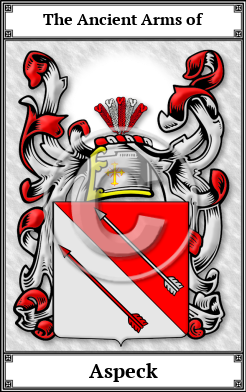 Aspeck Family Crest Download (JPG)  Book Plated - 150 DPI