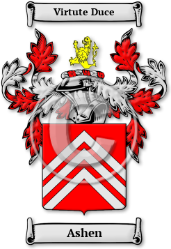 Ashen Family Crest Download (jpg) Legacy Series - 150 DPI