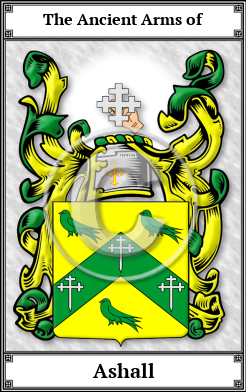 Ashall Family Crest Download (JPG)  Book Plated - 150 DPI