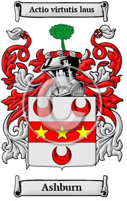 Ashburn Family Crest/Coat of Arms