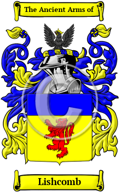 Lishcomb Family Crest/Coat of Arms