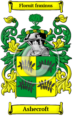 Ashecroft Family Crest/Coat of Arms