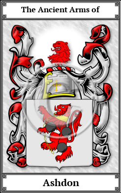 Ashdon Family Crest Download (JPG)  Book Plated - 150 DPI