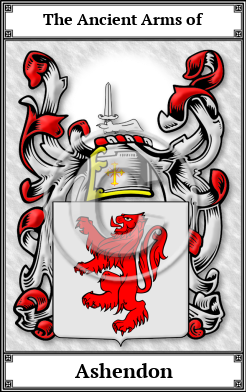 Ashendon Family Crest Download (JPG) Book Plated - 600 DPI