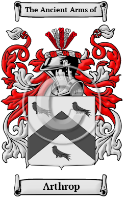 Arthrop Family Crest/Coat of Arms