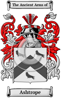 Ashtrope Family Crest/Coat of Arms