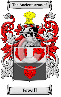 Eswall Family Crest/Coat of Arms