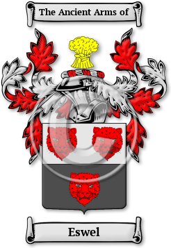 Eswel Family Crest Download (jpg) Legacy Series - 150 DPI