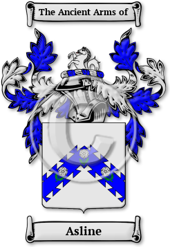 Asline Family Crest Download (jpg) Legacy Series - 150 DPI