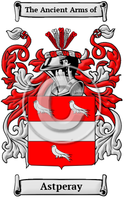 Astperay Family Crest/Coat of Arms