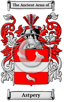 Astpery Family Crest/Coat of Arms