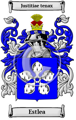 Estlea Family Crest/Coat of Arms