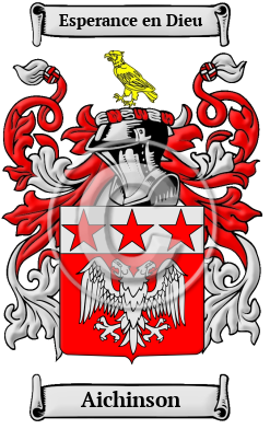 Aichinson Family Crest/Coat of Arms