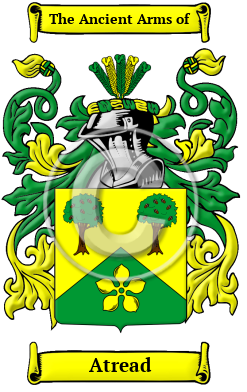 Atread Family Crest/Coat of Arms