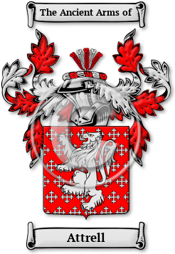 Attrell Family Crest Download (jpg) Legacy Series - 150 DPI