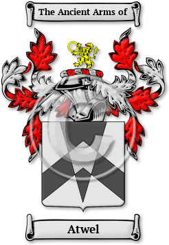 Atwel Family Crest Download (JPG) Legacy Series - 600 DPI
