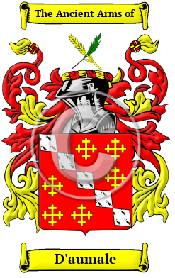 D'aumale Family Crest/Coat of Arms