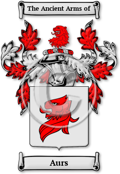 Aurs Family Crest Download (jpg) Legacy Series - 150 DPI