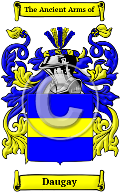 Daugay Family Crest/Coat of Arms