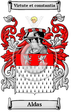 Aldas Family Crest/Coat of Arms