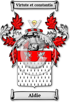 Aldie Family Crest Download (jpg) Legacy Series - 150 DPI