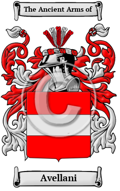 Avellani Family Crest/Coat of Arms