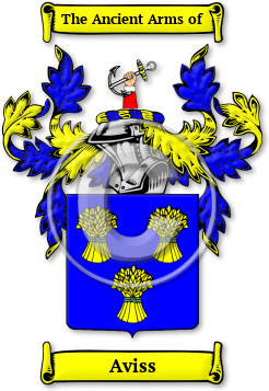 Aviss Family Crest Download (jpg) Legacy Series - 150 DPI