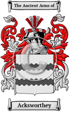Acksworthey Family Crest/Coat of Arms