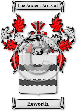 Exworth Family Crest Download (jpg) Legacy Series - 150 DPI