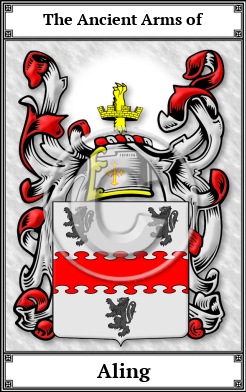 Aling Family Crest Download (JPG)  Book Plated - 150 DPI