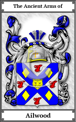 Ailwood Family Crest Download (JPG)  Book Plated - 150 DPI