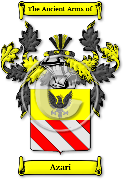 Azari Family Crest Download (jpg) Legacy Series - 150 DPI