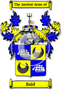 Baid Family Crest Download (jpg) Legacy Series - 150 DPI