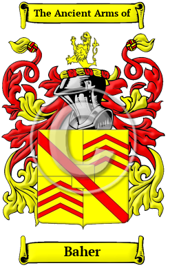 Baher Family Crest/Coat of Arms