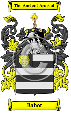 Babot Name Meaning, Family History, Family Crest & Coats of Arms