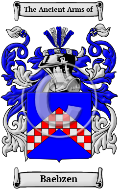 Baebzen Family Crest/Coat of Arms