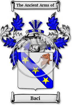 Baci Family Crest Download (jpg) Legacy Series - 150 DPI