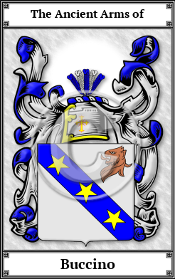 Buccino Family Crest Download (JPG) Book Plated - 600 DPI