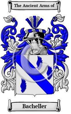 Bacheller Family Crest/Coat of Arms