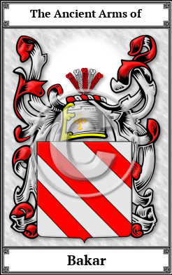 Bakar Family Crest Download (JPG)  Book Plated - 150 DPI