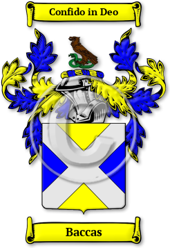 Baccas Family Crest Download (JPG) Legacy Series - 300 DPI