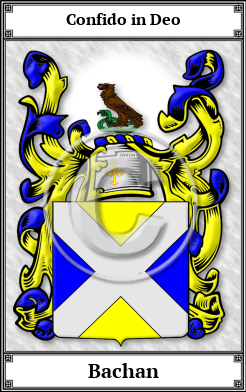 Bachan Family Crest Download (JPG)  Book Plated - 150 DPI