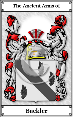 Backler Family Crest Download (JPG)  Book Plated - 150 DPI