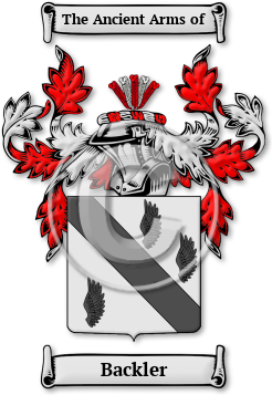 Backler Family Crest Download (jpg) Legacy Series - 150 DPI