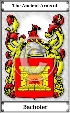 Bachofer Family Crest Download (JPG)  Book Plated - 150 DPI
