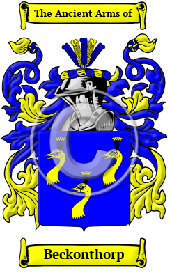 Beckonthorp Family Crest/Coat of Arms