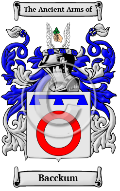 Bacckum Family Crest/Coat of Arms